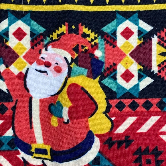LuLaRoe TC2 Adult Holiday Leggings Aztec Santa - Picture 6 of 8
